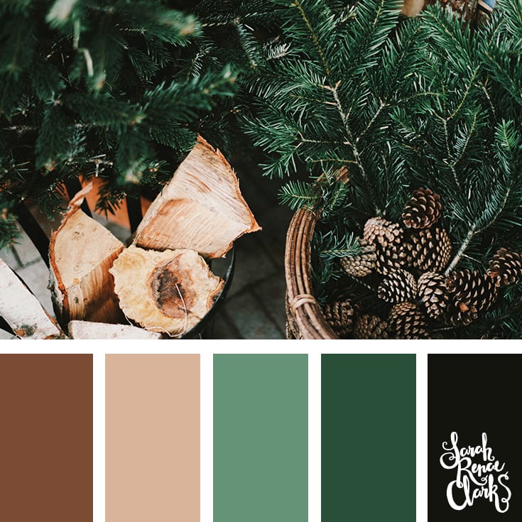 Warm Christmas fireplace inspo // Christmas Color Schemes // Click for more Christmas color palettes, mood boards and color combinations at https://sarahrenaeclark.com #color #colorscheme #colorpalette Warm Christmas fireplace inspo // Christmas Color Schemes // Click for more Christmas color palettes, mood boards and color combinations at https://sarahrenaeclark.com #color #colorscheme #colorpalette