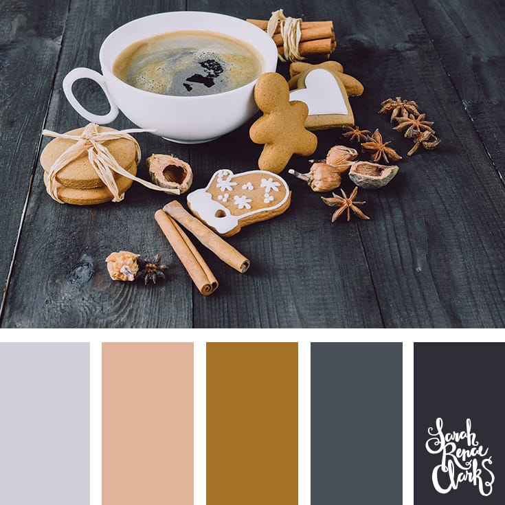 Warm gingerbread color inspo // Christmas Color Schemes // Click for more Christmas color palettes, mood boards and color combinations at https://sarahrenaeclark.com #color #colorscheme #colorpalette Warm gingerbread color inspo // Christmas Color Schemes // Click for more Christmas color palettes, mood boards and color combinations at https://sarahrenaeclark.com #color #colorscheme #colorpalette