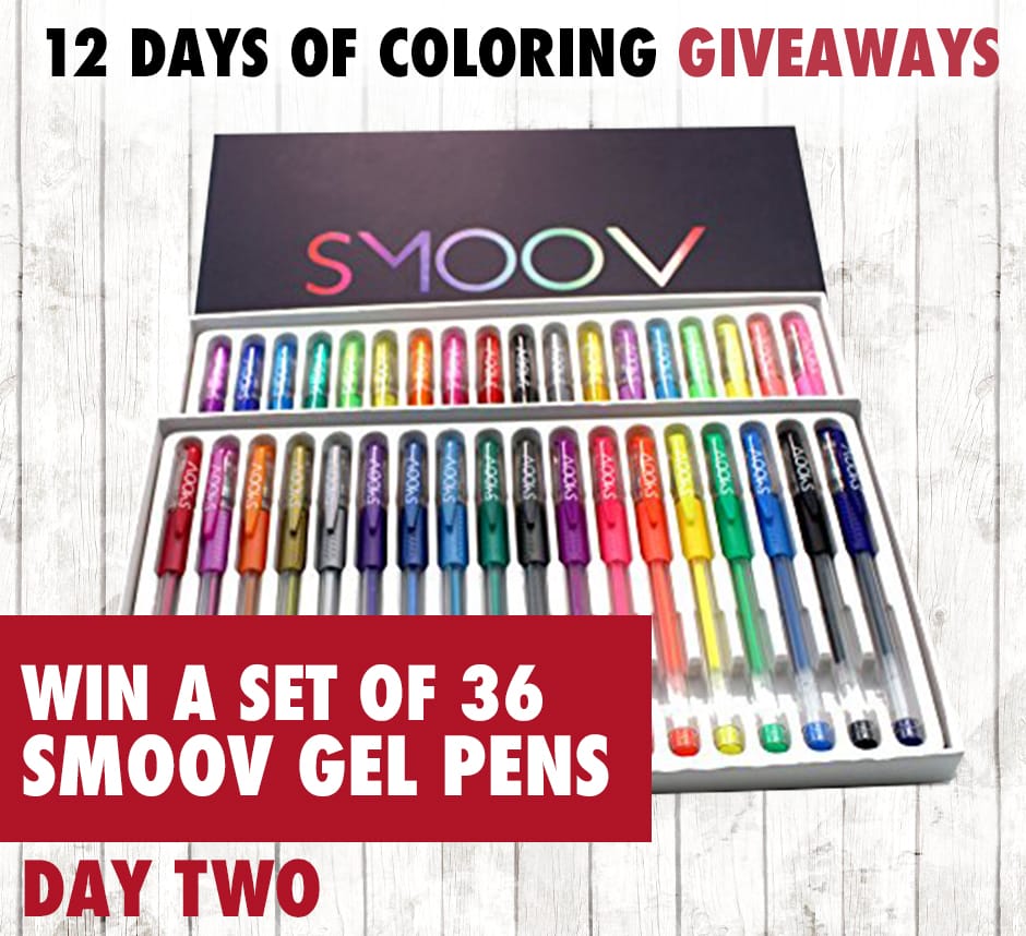 Enter to win today's coloring prize in the 12 Days of Coloring Giveaways! Find out more at sarahrenaeclark.com #giveaway