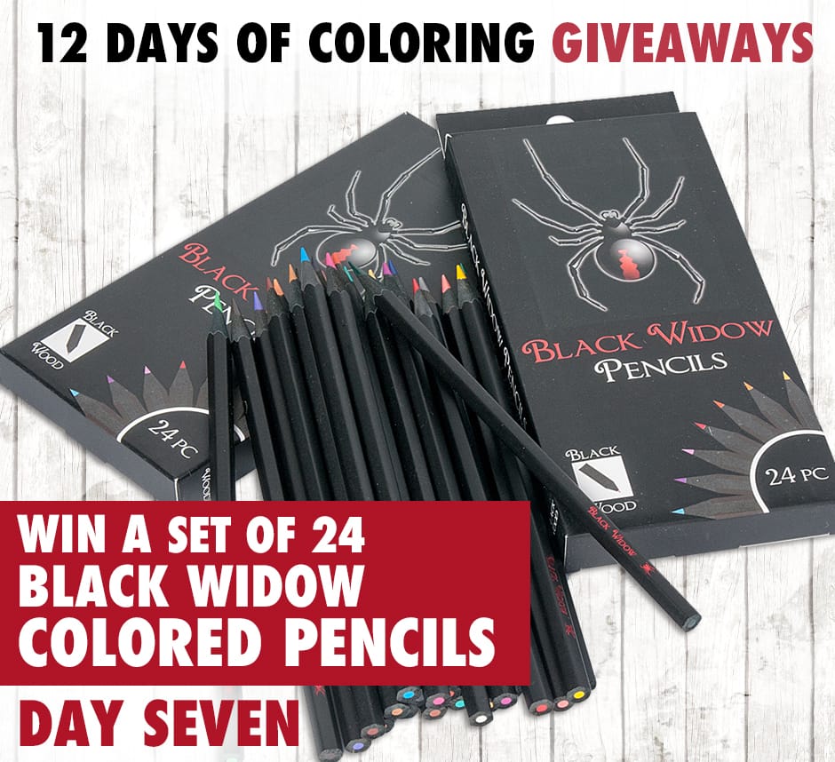 Enter to win today's coloring prize in the 12 Days of Coloring Giveaways! Find out more at sarahrenaeclark.com #giveaway