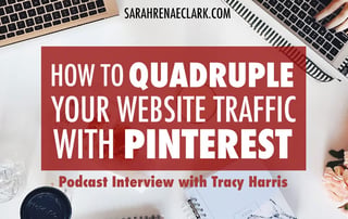 Pinterest Marketing: Tune in to this podcast episode to get some great tips on growing your website traffic with Pinterest #pinterest #pinterestmarketing
