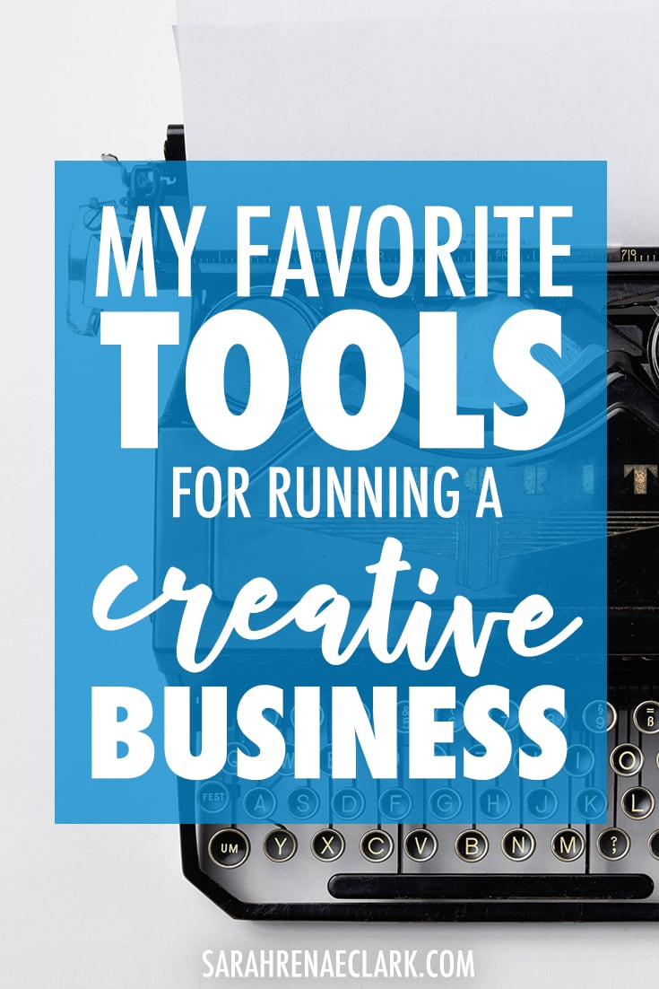 Here's a look at my favorite tools that I use daily to run my creative online business. Including my favorite tools for social media marketing, running giveaways, email marketing, productivity, blogging, graphic design and SEO analytics. Click to read more!