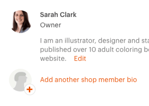 Etsy shop members