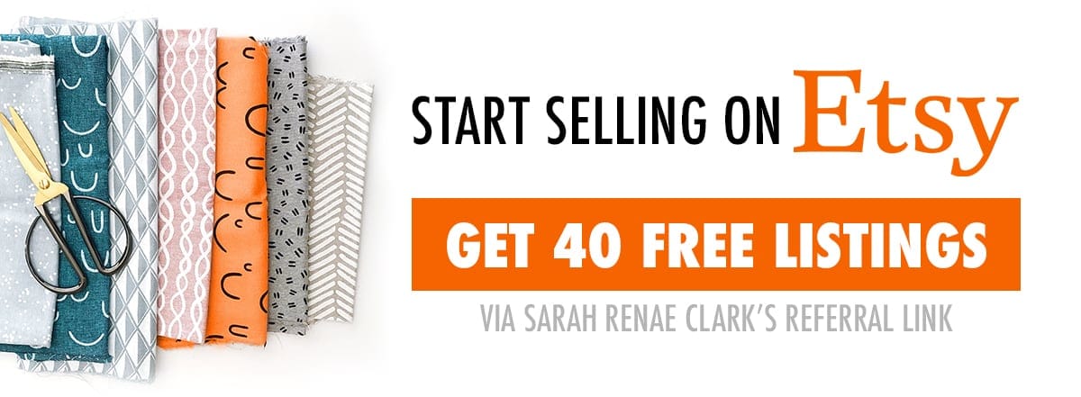 Start selling on Etsy - Get 40 free listings