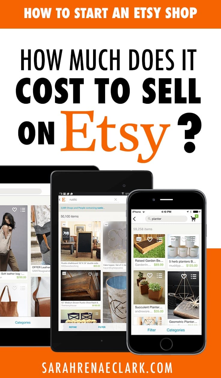 How much does it cost to sell on Etsy?