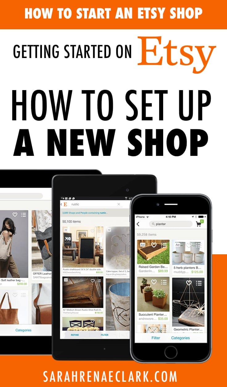 Getting started on Etsy: How to set up an Etsy shop