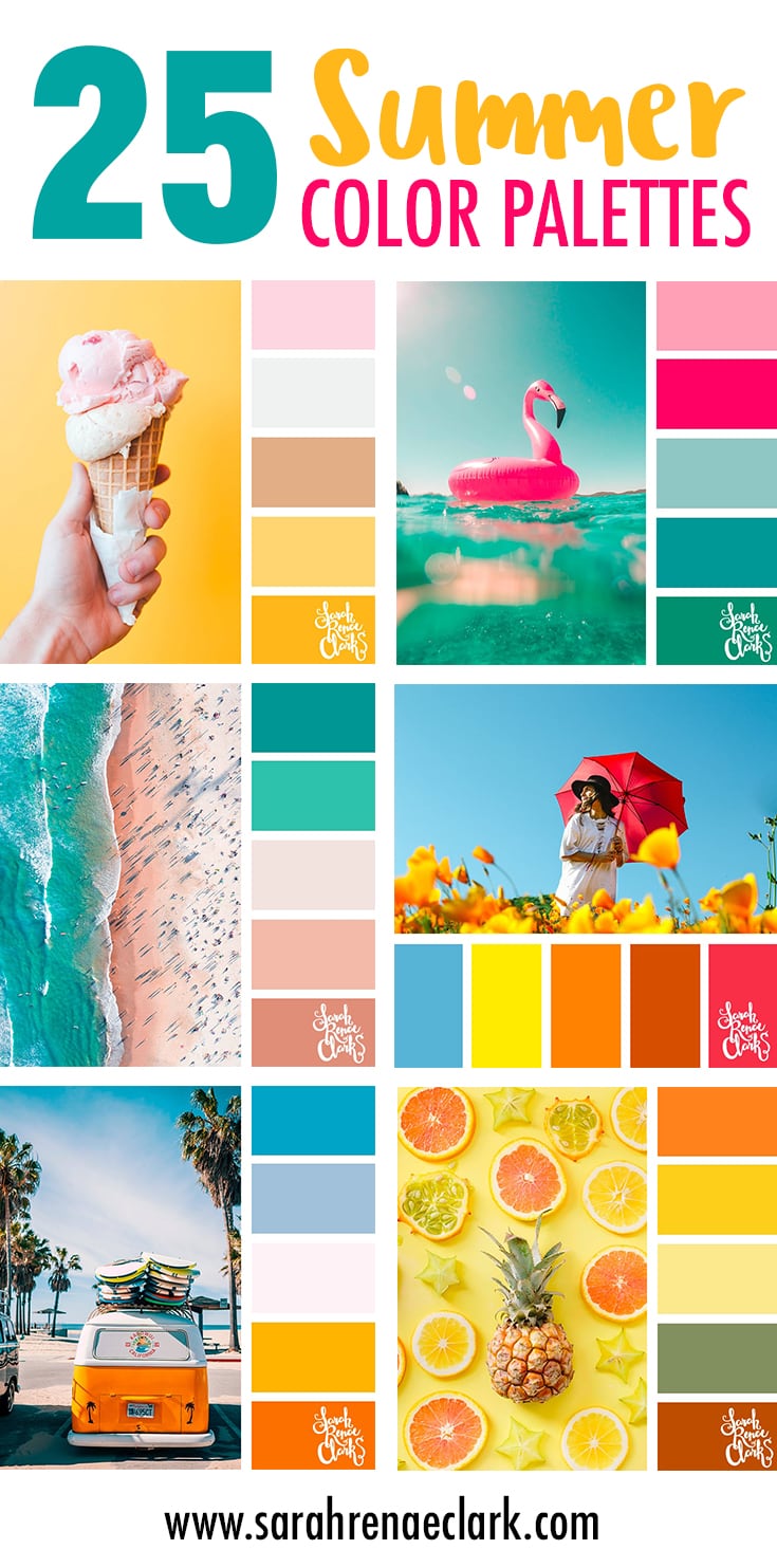 25 Summer Color Palettes