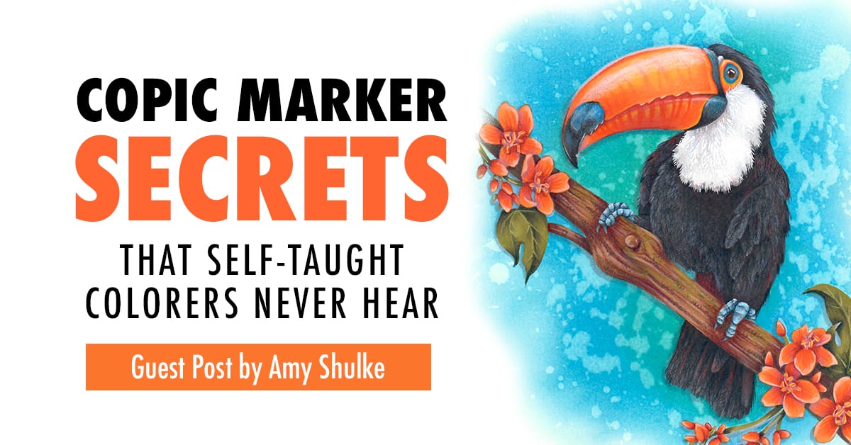 Copic Marker Secrets that Self-Taught Colorers Never Hear