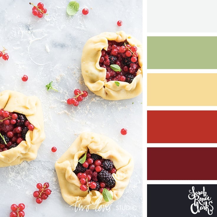 Berries + pastry color inspo