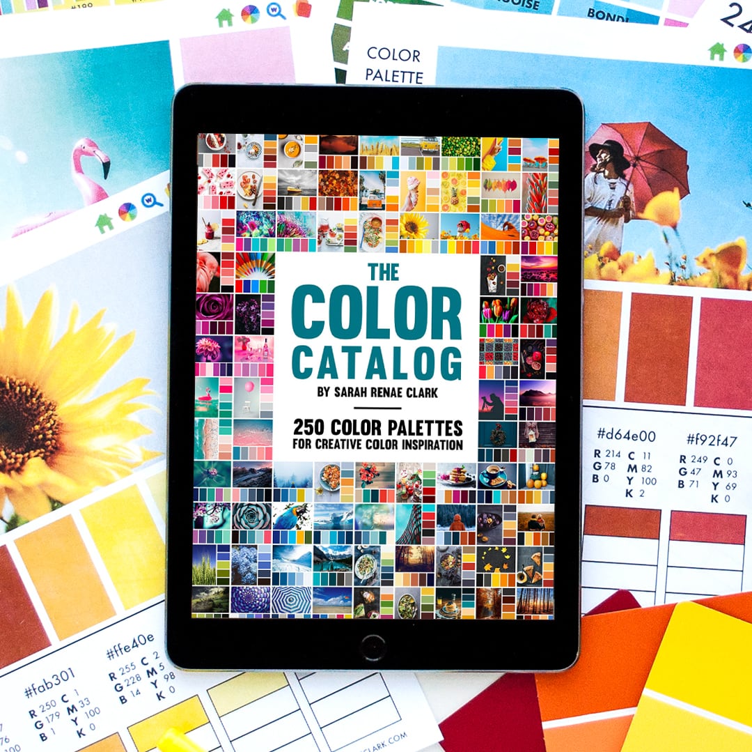 Get the Color Catalog with 250 color palettes you can browse by color, keyword or collection in just a few taps. Click to buy now!
