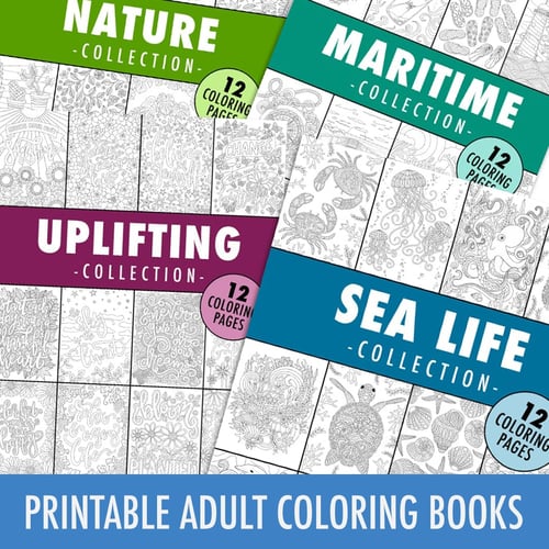 Printable Adult Colouring Books