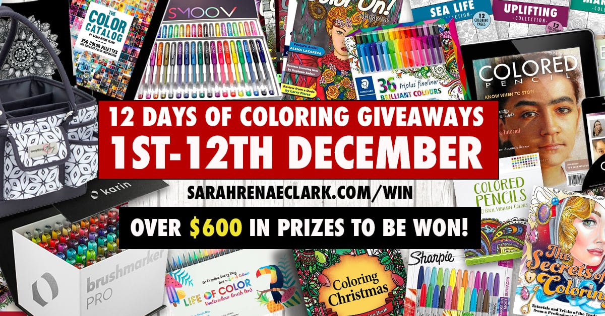12 Days of Coloring Giveaways 2018