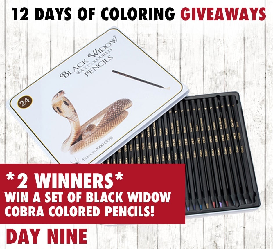 Enter to win today's coloring prize in the 12 Days of Coloring Giveaways! Find out more at sarahrenaeclark.com #giveaway