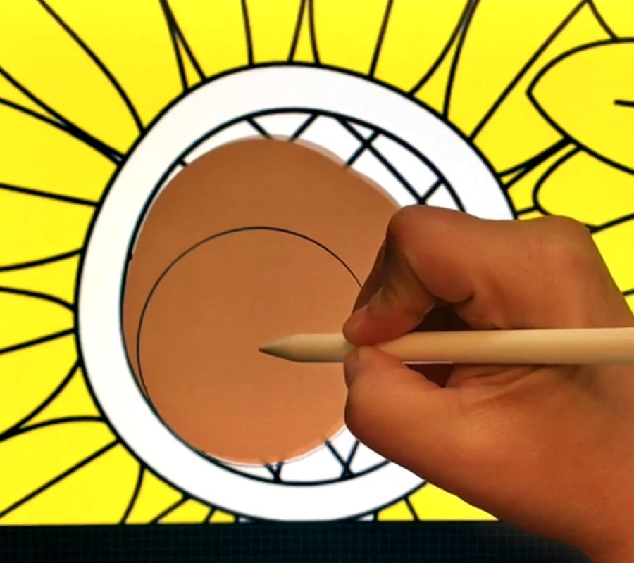 Coloring straight onto your Procreate canvas