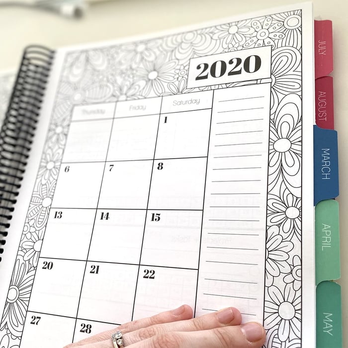 2020 Coloring Planner - Image 4