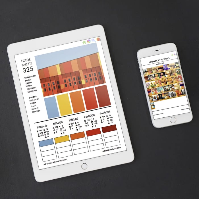 The Color Catalog Bundle (Volume 1 & 2) Sarah Renae Clark Coloring