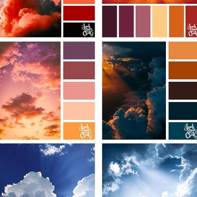 25 Color Palettes Inspired by Spectacular Skies