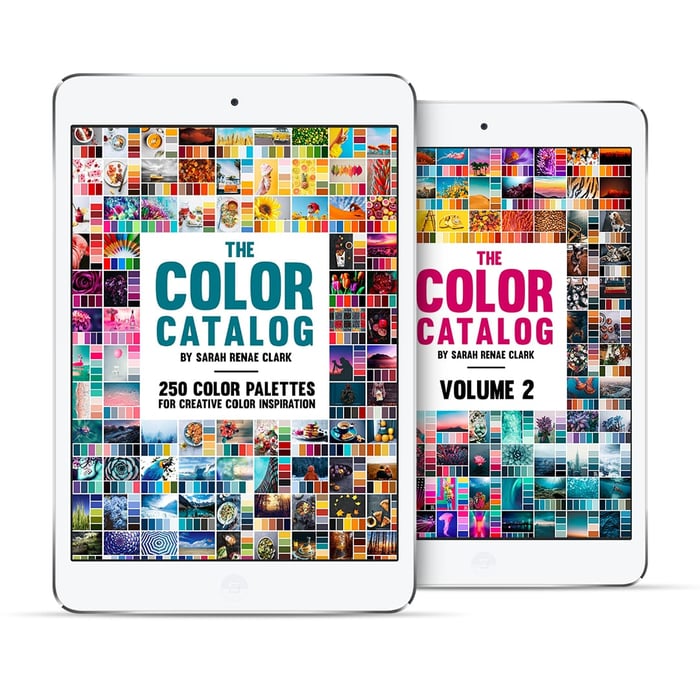 The Color Catalog Bundle (Volume 1 & 2) Sarah Renae Clark Coloring