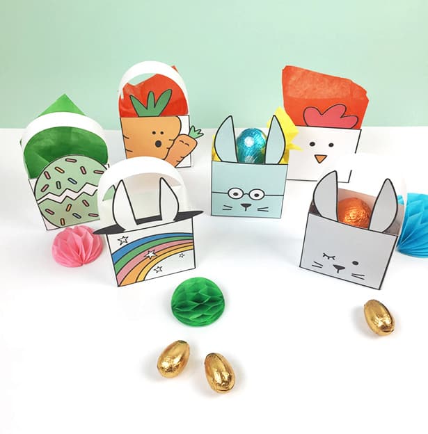 17. Easter favour boxes