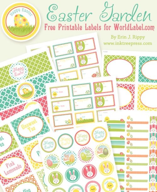 19. Free printable Easter labels