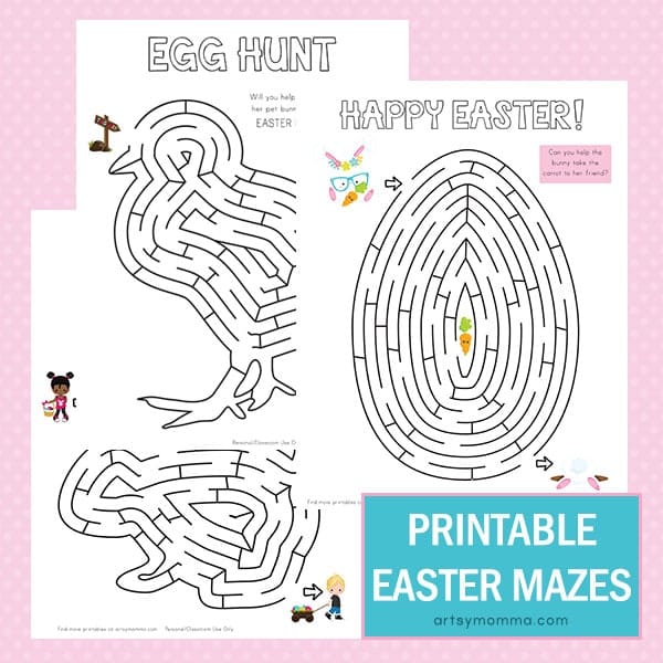 8. Easter mazes