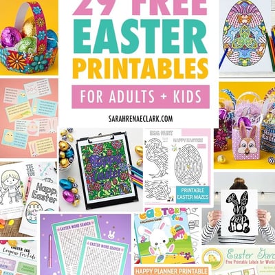 29 Free Easter Printables for Adults and Kids