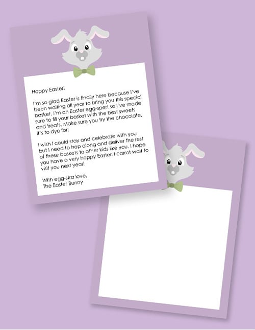 22. Letters from the Easter Bunny