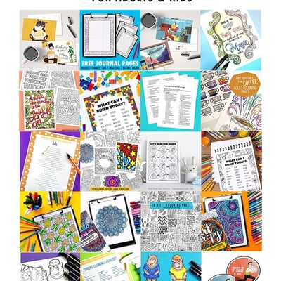 Free Printable Quarantine Boredom Buster Bundle