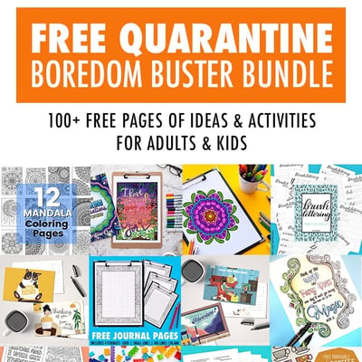 Free Printable Quarantine Boredom Buster Bundle