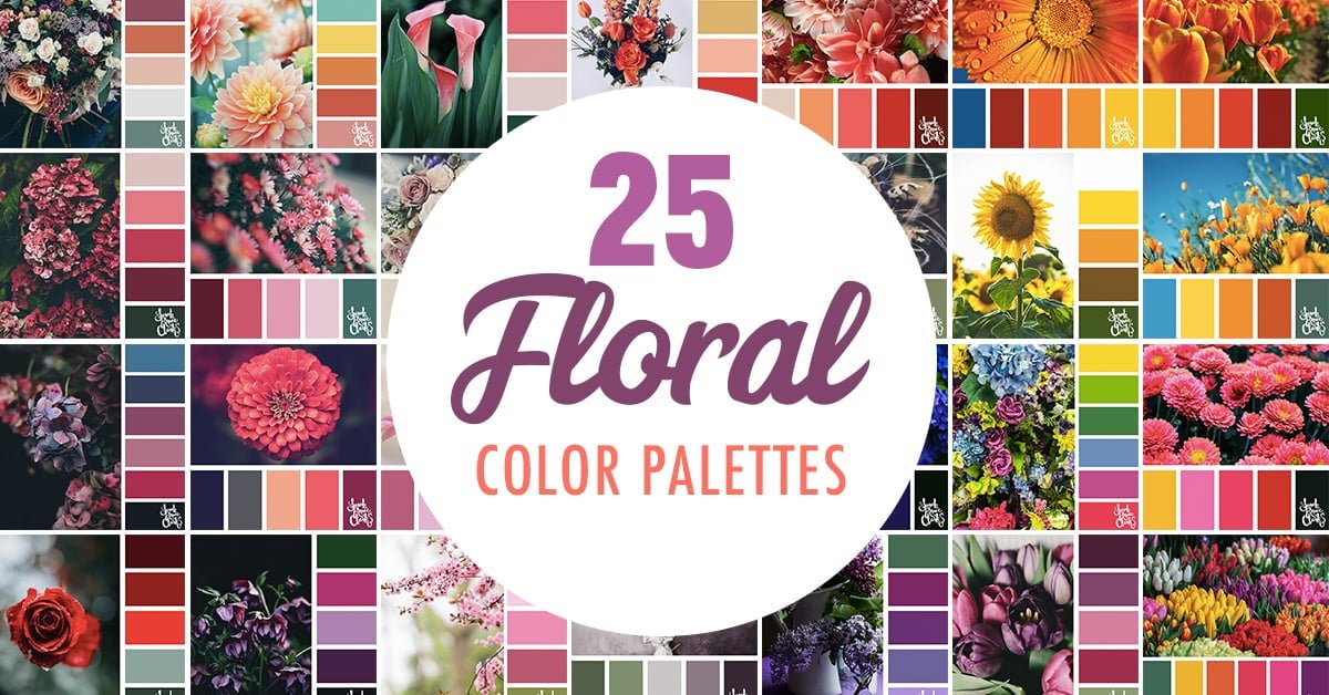 25 Floral Color Palettes