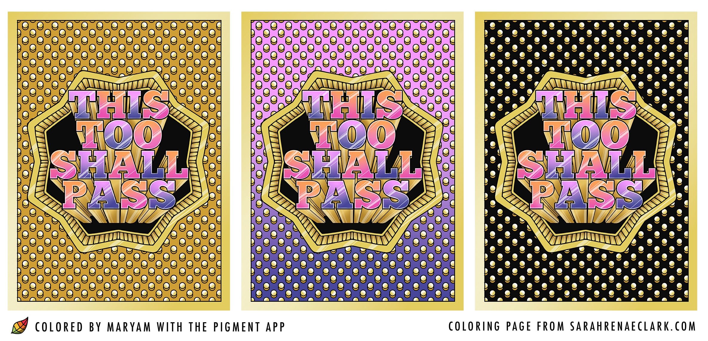 Digital Coloring in the Pigment App