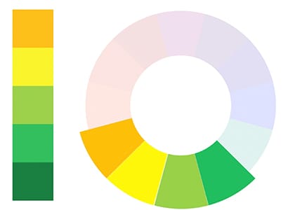 Analogous color scheme