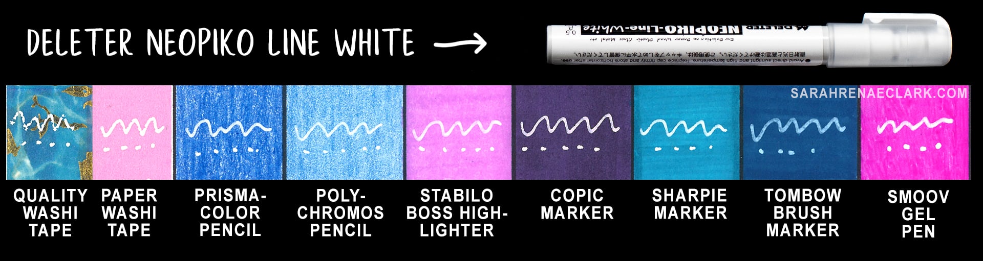 Deleter Neopiko Line White Pen Review