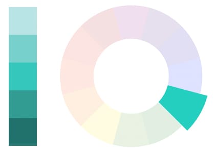 Monochromatic color scheme