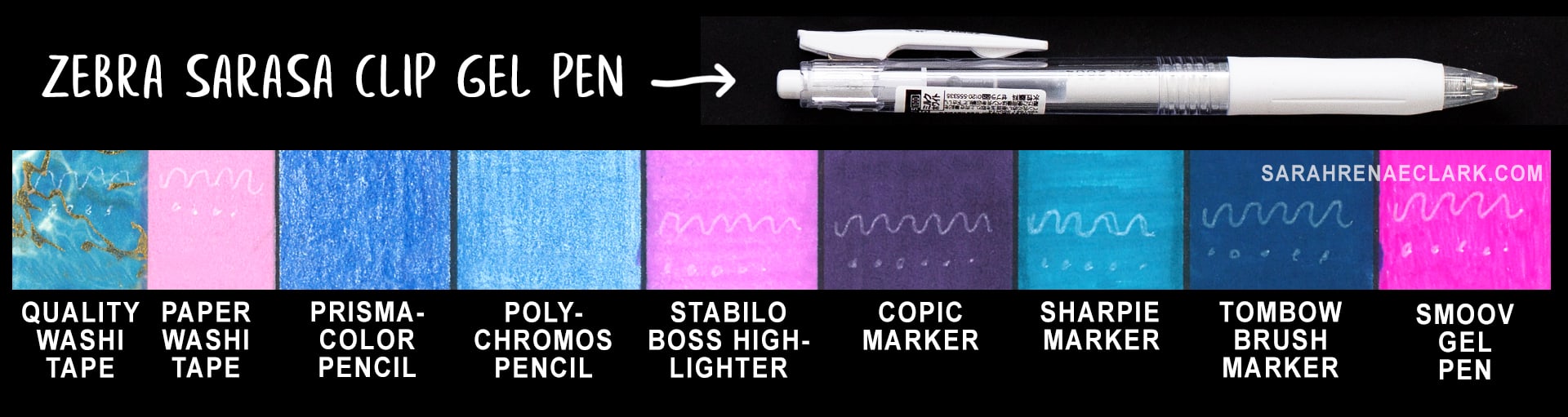 Zebra Sarasa White Gel Pen Review