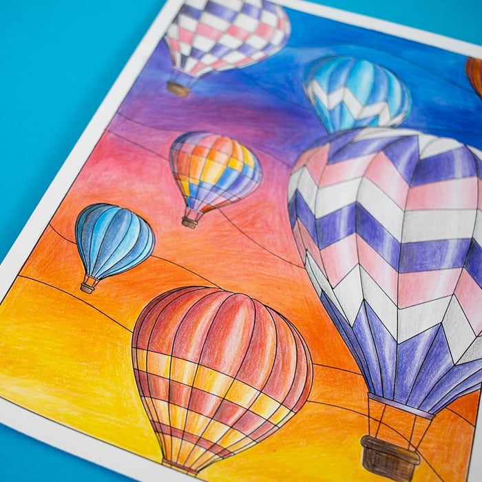 Coloring with Crayola Pencils