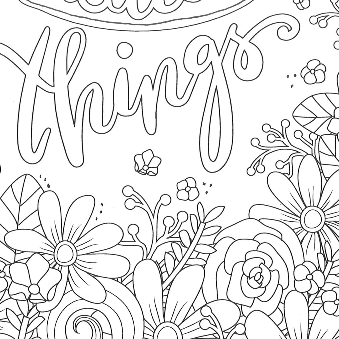 Adding black dots to an adult coloring page