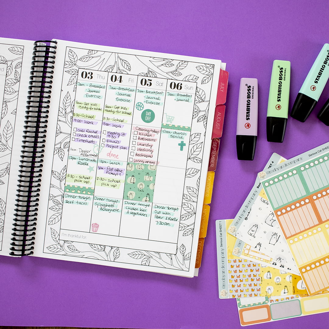Planner spread inspiration
