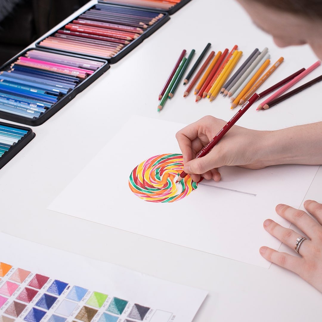 Coloring with Prismacolor Premier colored pencils