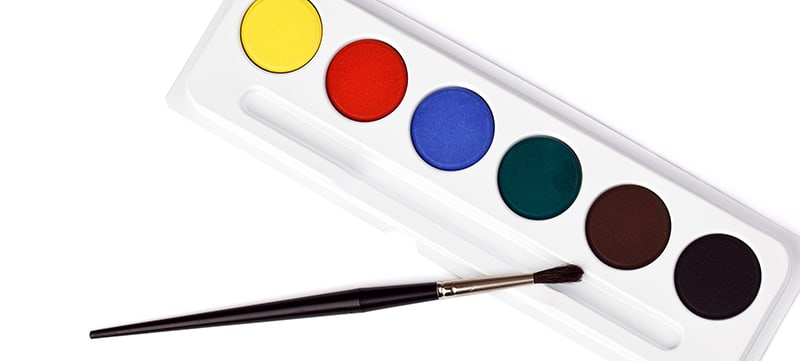 kids primary paint set