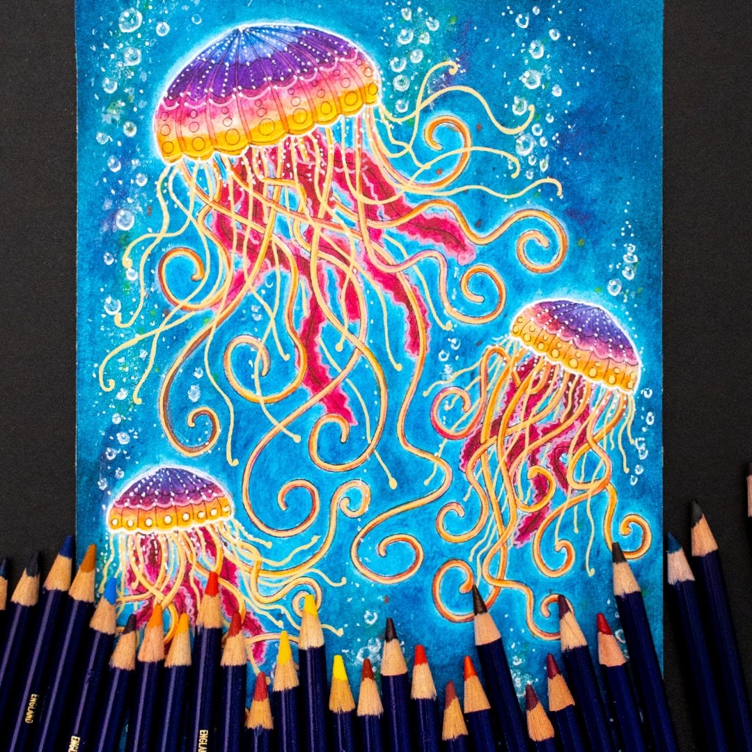 Derwent Inktense Adult Coloring Page