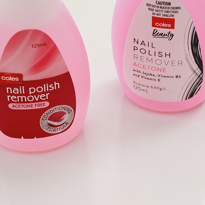 Pencil blending with nail polish remover