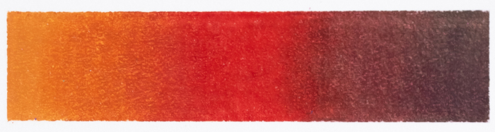 prismacolor gradient orange to brown