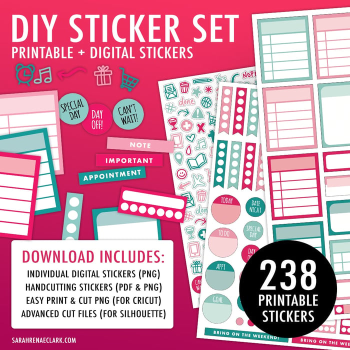 Functional Printable Stickers (090) - Image 2