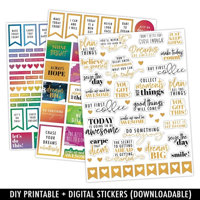Motivational Printable Stickers - Sarah Renae Clark - Coloring Book Artist and Designer motivational-printable-stickers-sarah-renae-clark-coloring-book-artist-and-designer