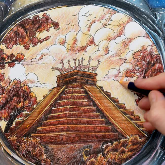 How to color sepia monotone scenes - Step 29
