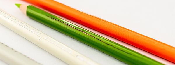 An image of pencils with broken barrels, highlighting their poor quality