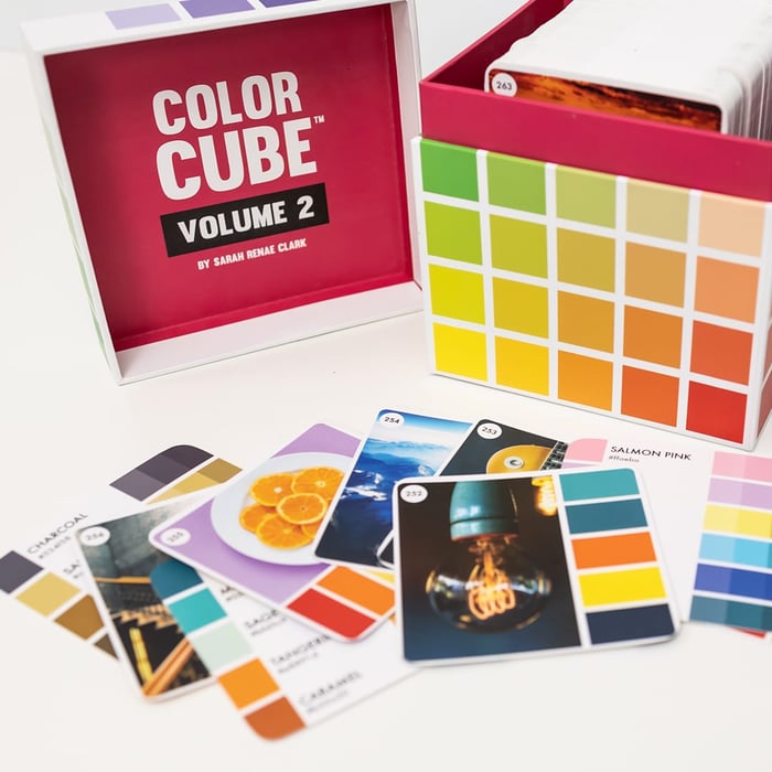 Color Cube: color palette cards