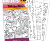 Coloring Nostalgia Sticker Book