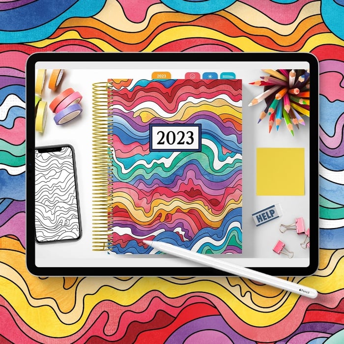 2023 Digital Coloring Planner - Image 2